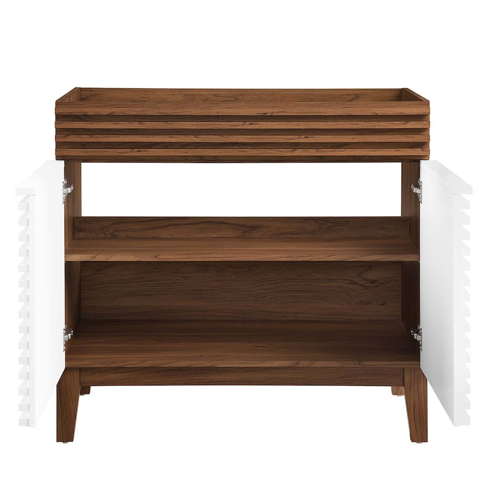 Render 36" Bathroom Vanity Cabinet. Picture 4