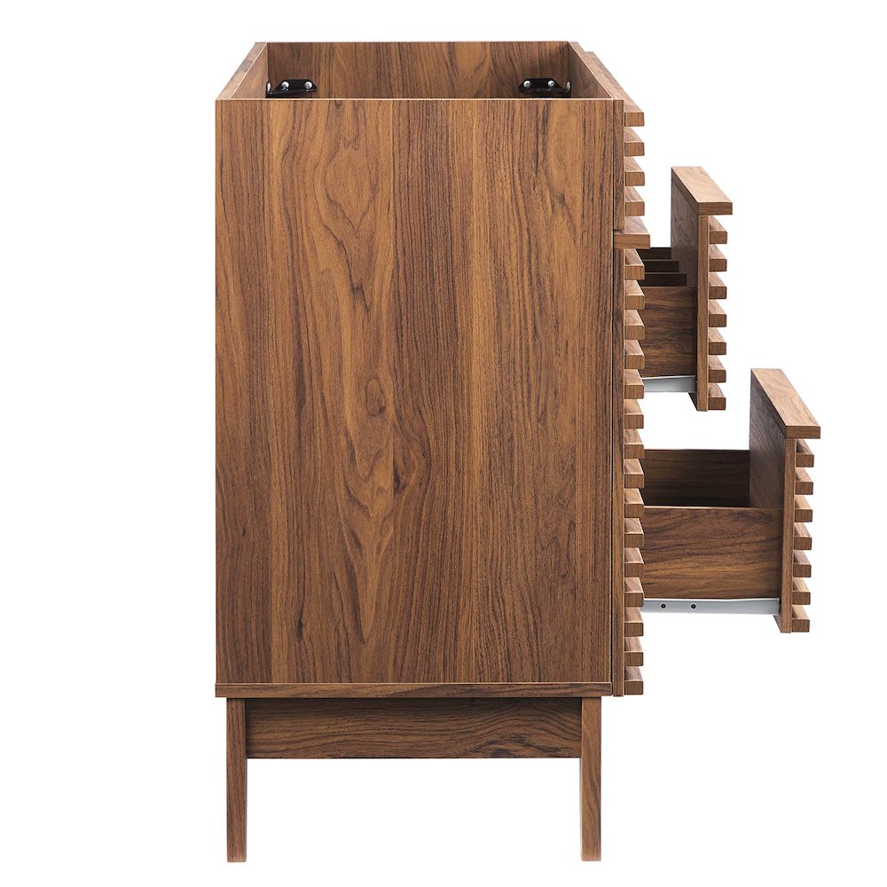 Render 48" Single Sink Compatible (not included) Bathroom Vanity Cabinet. Picture 3