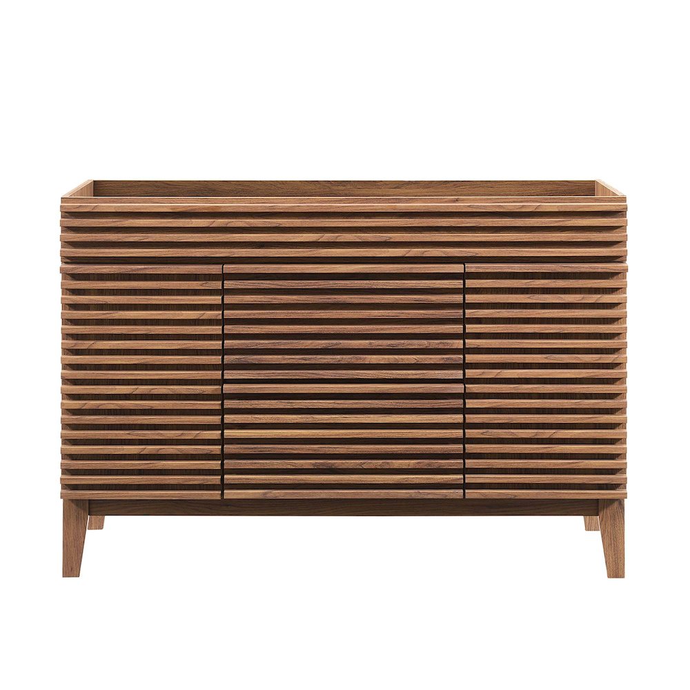 Render 48" Single Sink Compatible (not included) Bathroom Vanity Cabinet. Picture 8