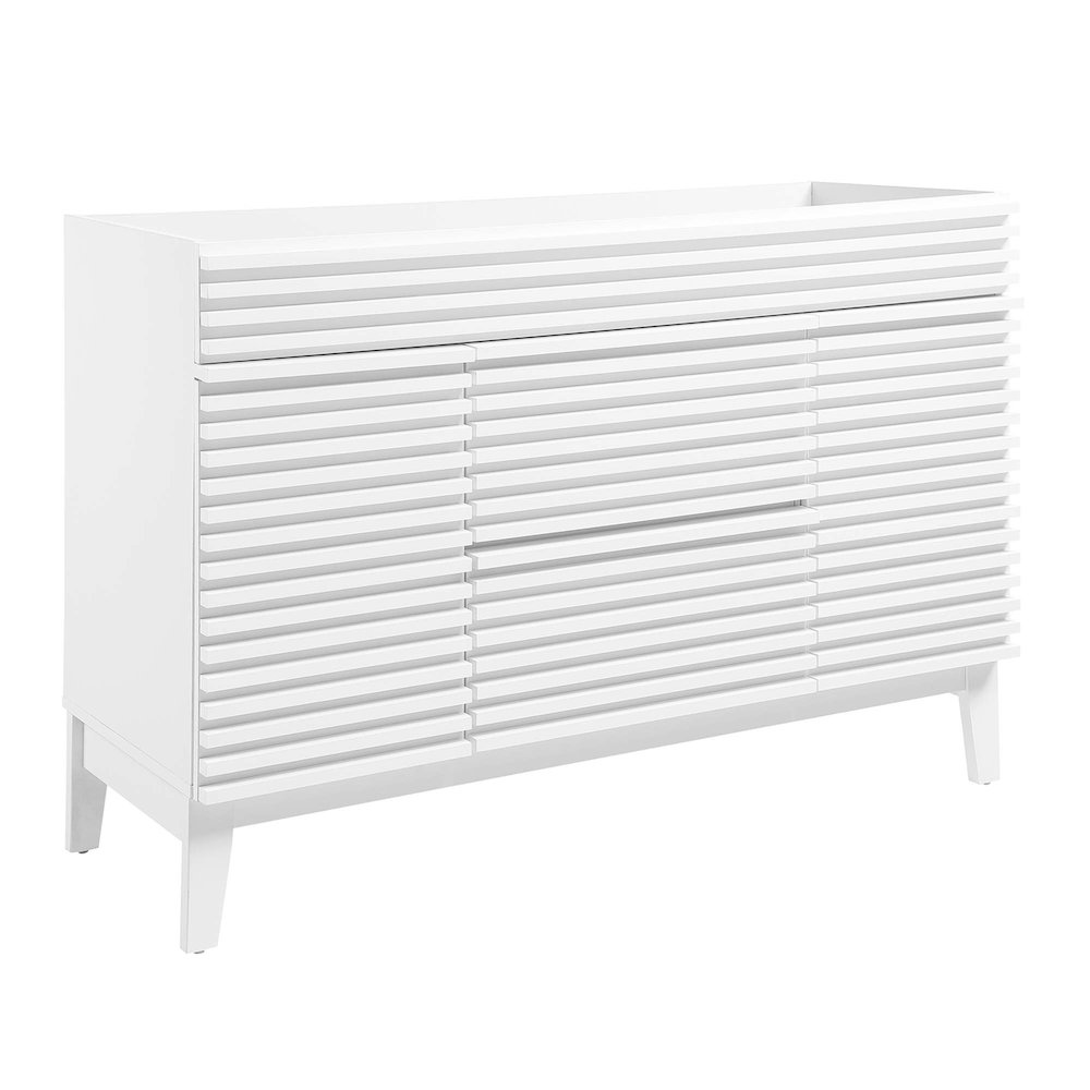 Render 48" Single Sink Compatible (not included) Bathroom Vanity Cabinet. Picture 1