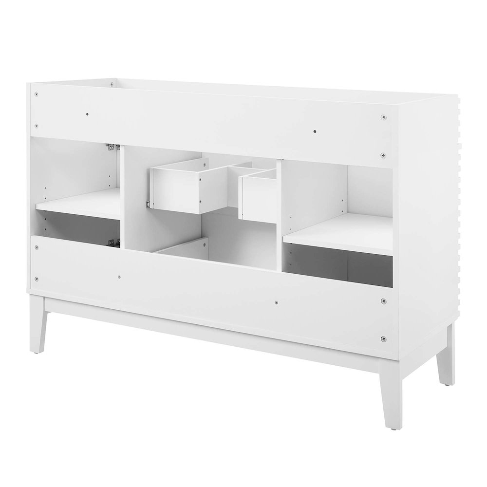 Render 48" Single Sink Compatible (not included) Bathroom Vanity Cabinet. Picture 6