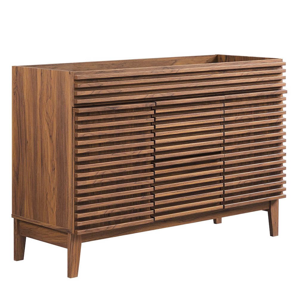 Render 48" Double Sink Compatible (Not Included) Bathroom Vanity Cabinet. Picture 1