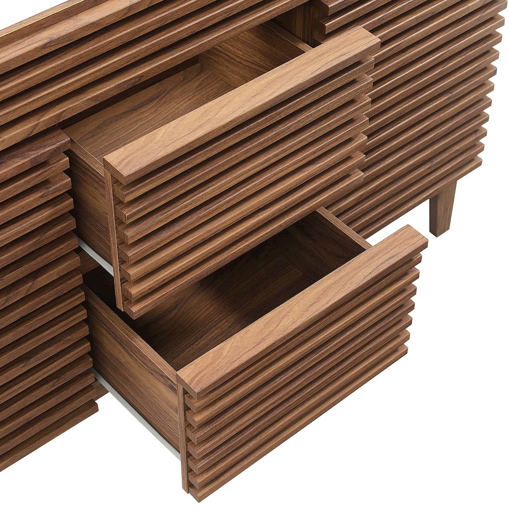 Render 48" Double Sink Compatible (Not Included) Bathroom Vanity Cabinet. Picture 7