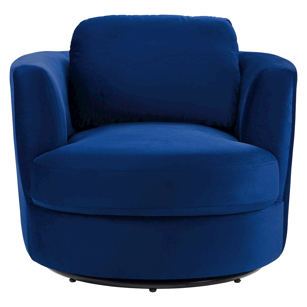 Pirouette Performance Velvet Swivel Armchair. Picture 4