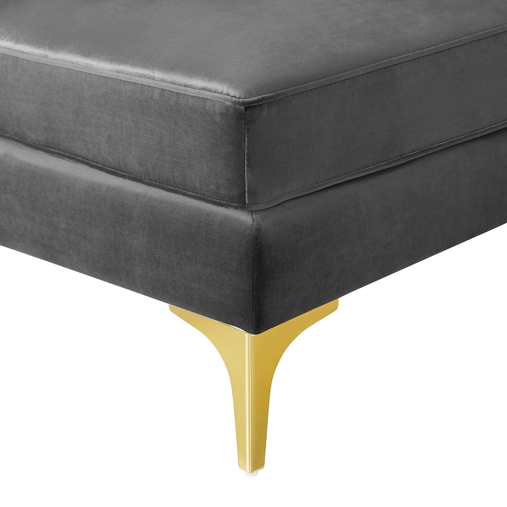 Triumph Channel Tufted Performance Velvet Loveseat. Picture 5