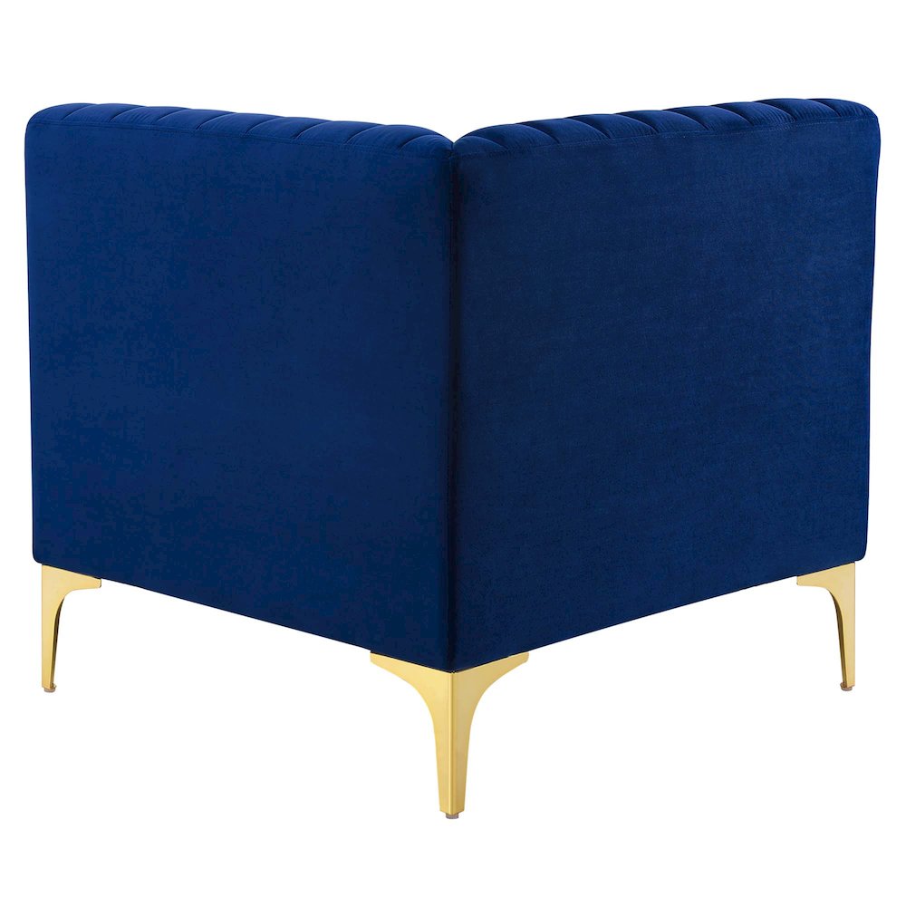 Triumph Channel Tufted Performance Velvet 3-Seater Sofa. Picture 4