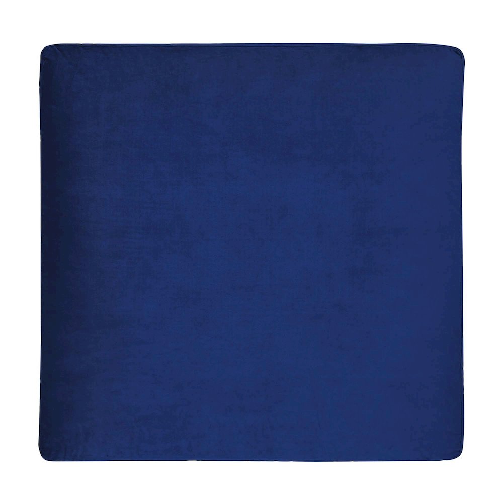 Commix Down Filled Overstuffed Performance Velvet Ottoman. Picture 4