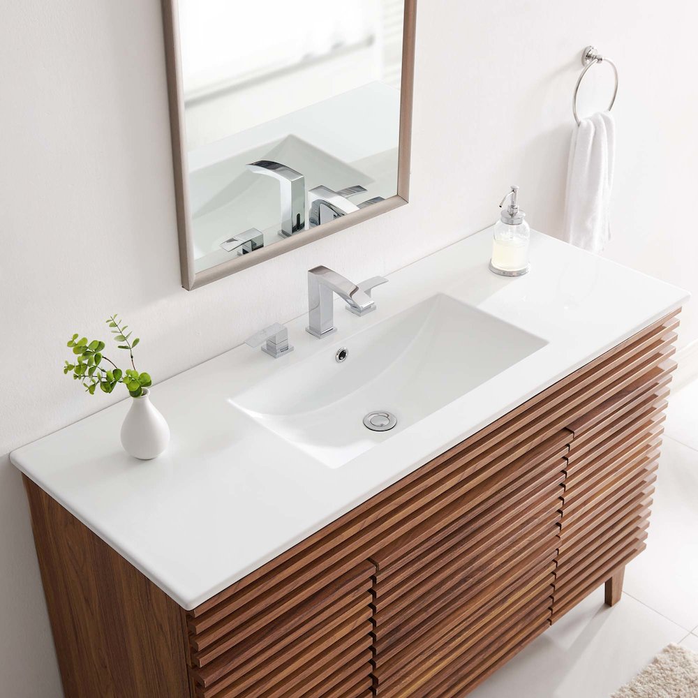 Cayman 48" Single Basin Bathroom Sink. Picture 3