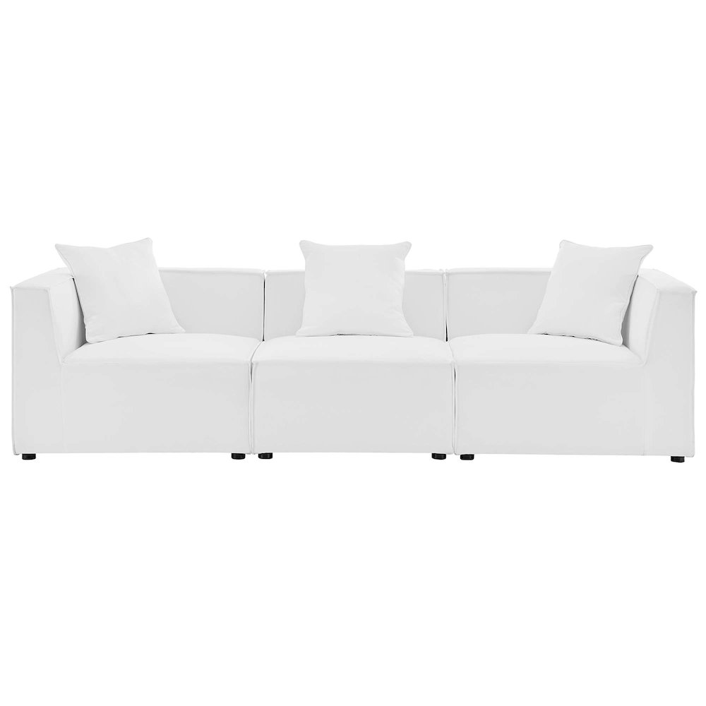 Saybrook 3-Piece Outdoor Patio Upholstered Sectional Sofa. Picture 1