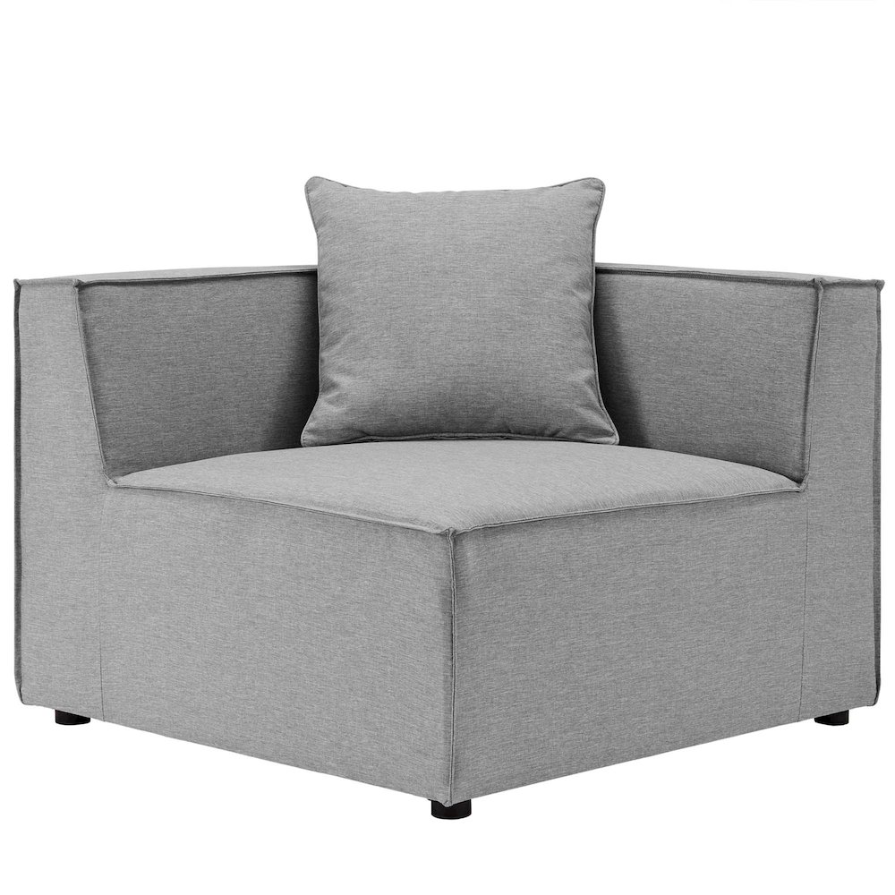 Saybrook 6-Piece Outdoor Patio Upholstered Sectional Sofa. Picture 2