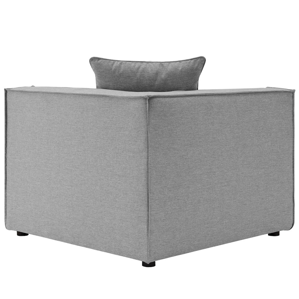 Saybrook 6-Piece Outdoor Patio Upholstered Sectional Sofa. Picture 4