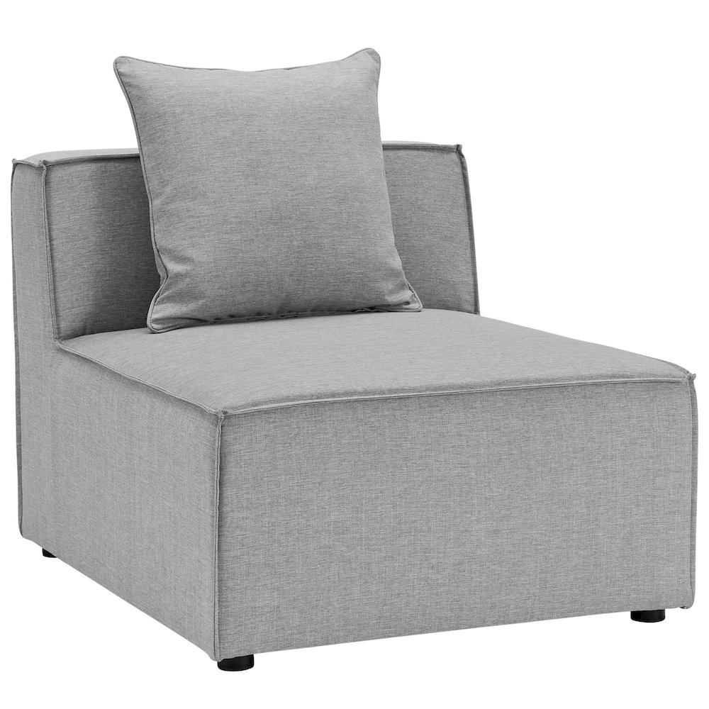 Saybrook 6-Piece Outdoor Patio Upholstered Sectional Sofa. Picture 6