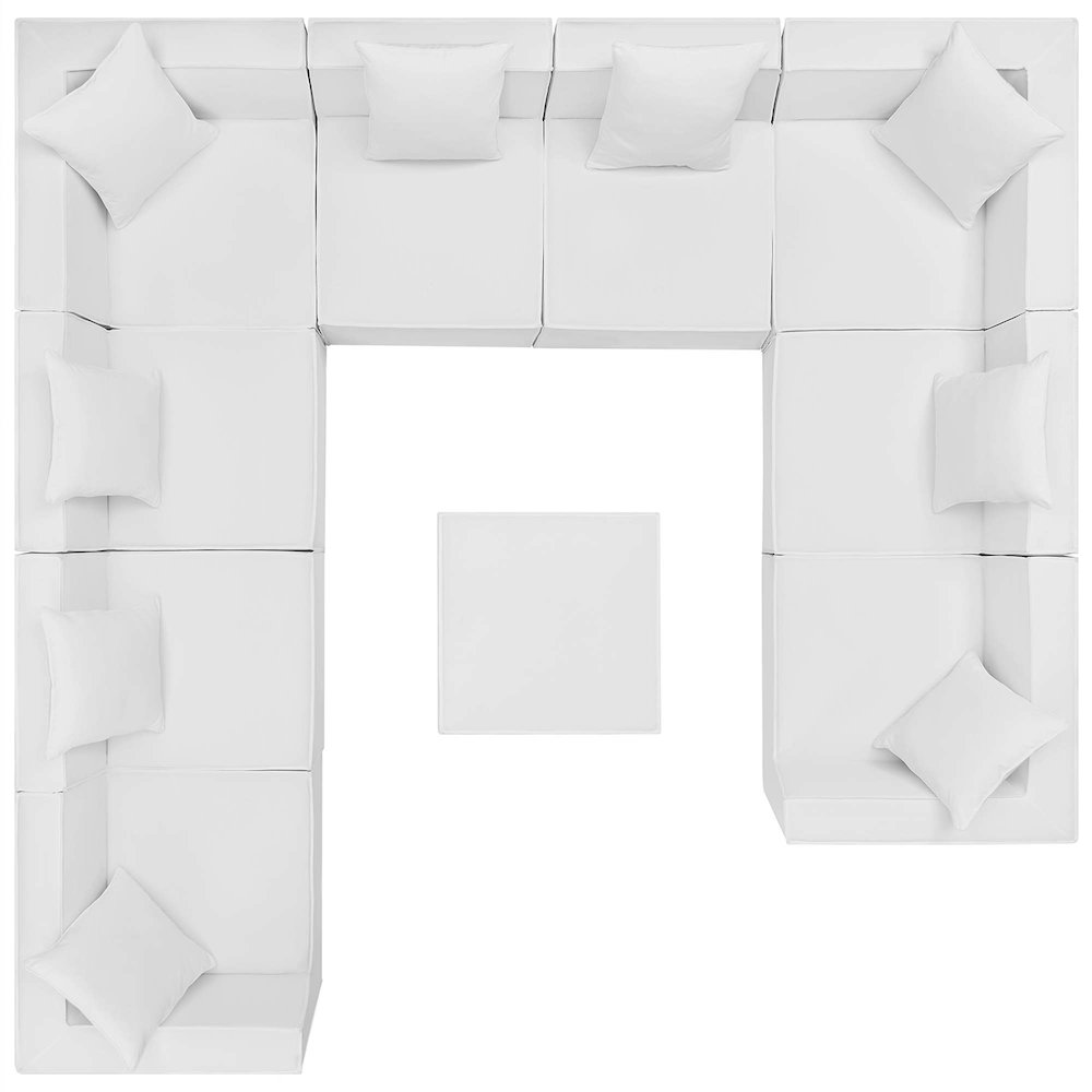 Saybrook 10-Piece Outdoor Patio Upholstered Sectional Sofa. Picture 1