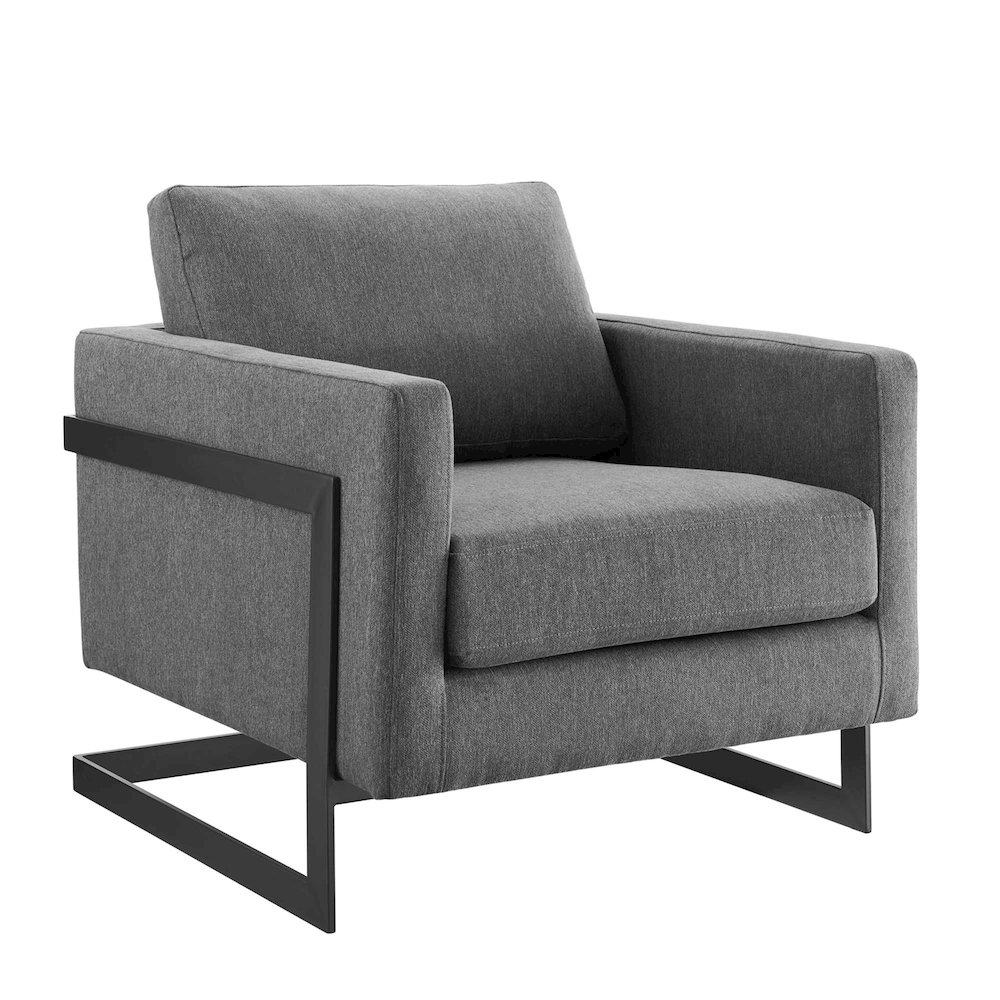 Posse Upholstered Fabric Accent Chair. Picture 1