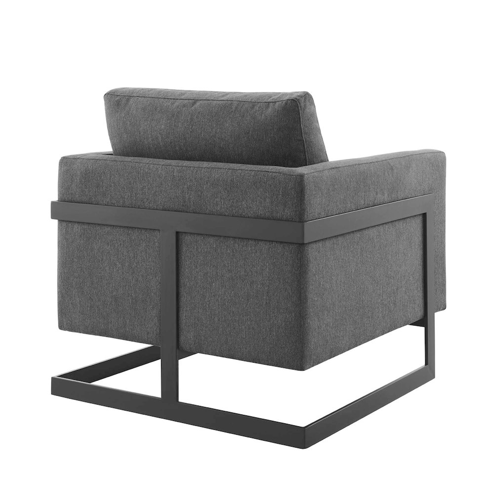 Posse Upholstered Fabric Accent Chair. Picture 3