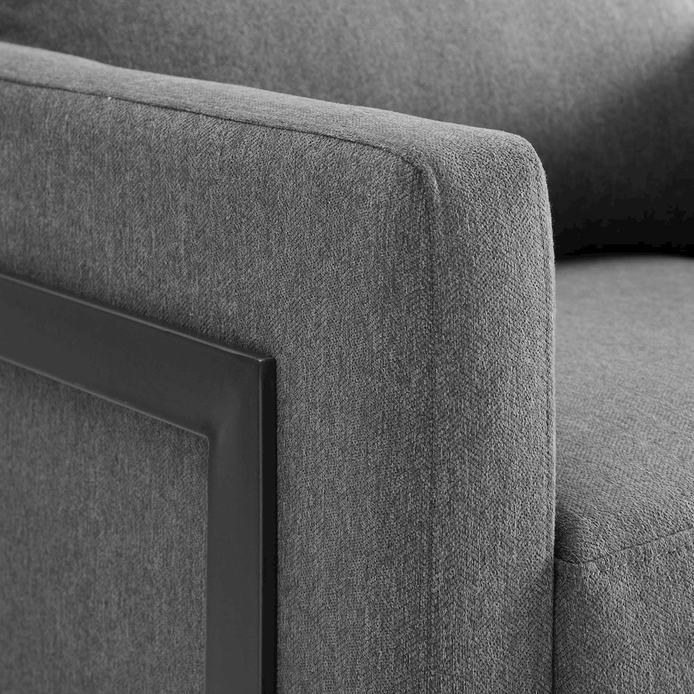 Posse Upholstered Fabric Accent Chair. Picture 5