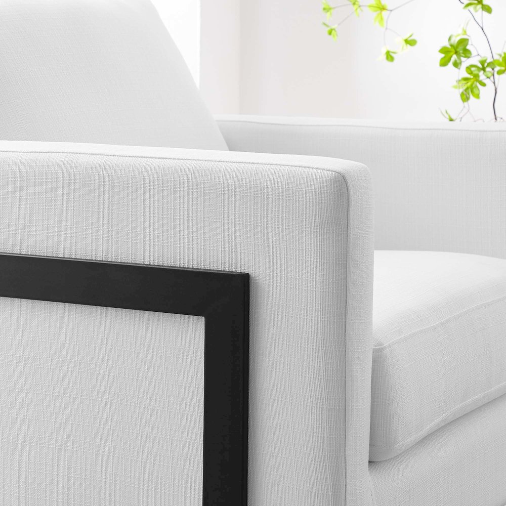 Posse Upholstered Fabric Accent Chair. Picture 8