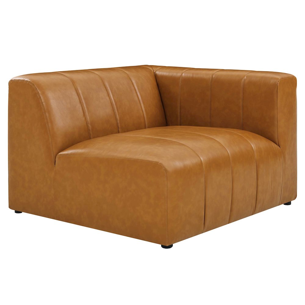 Bartlett Vegan Leather Right-Arm Chair. Picture 1