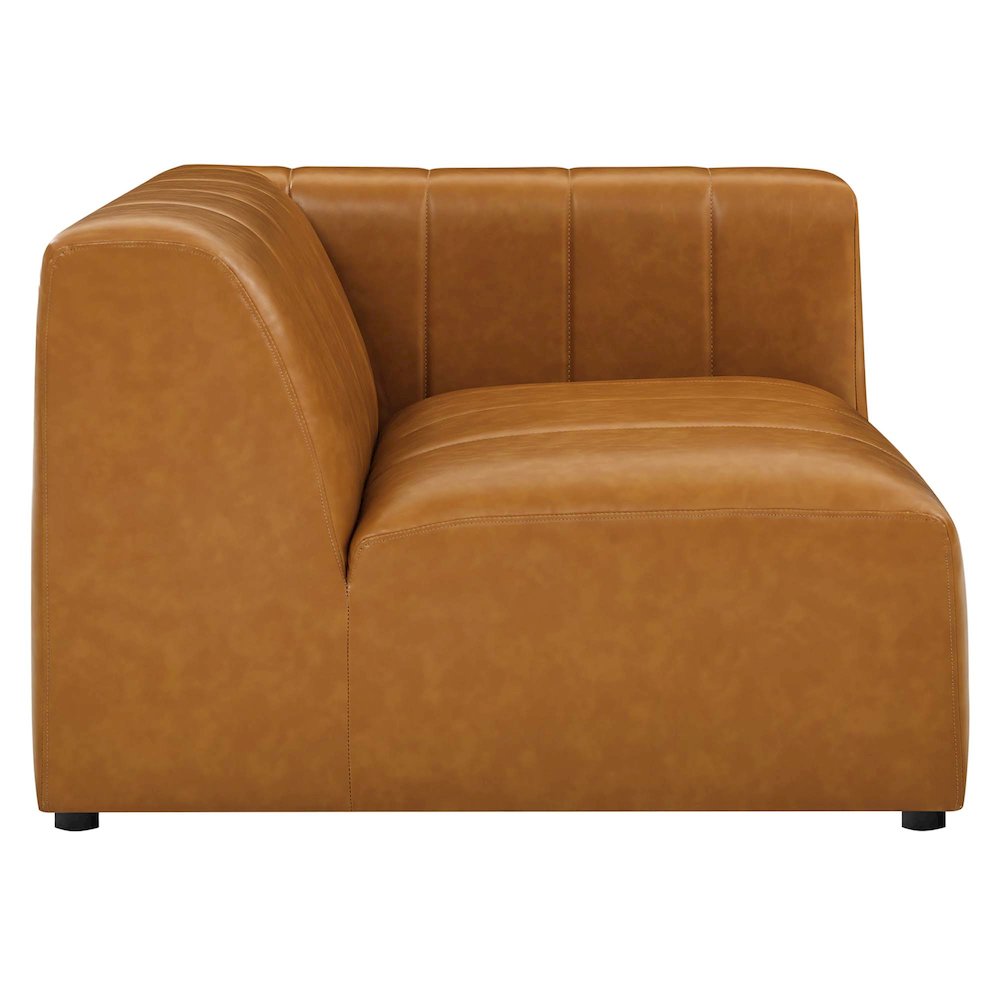 Bartlett Vegan Leather Right-Arm Chair. Picture 3