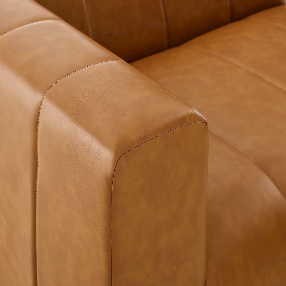 Bartlett Vegan Leather Left-Arm Chair. Picture 6