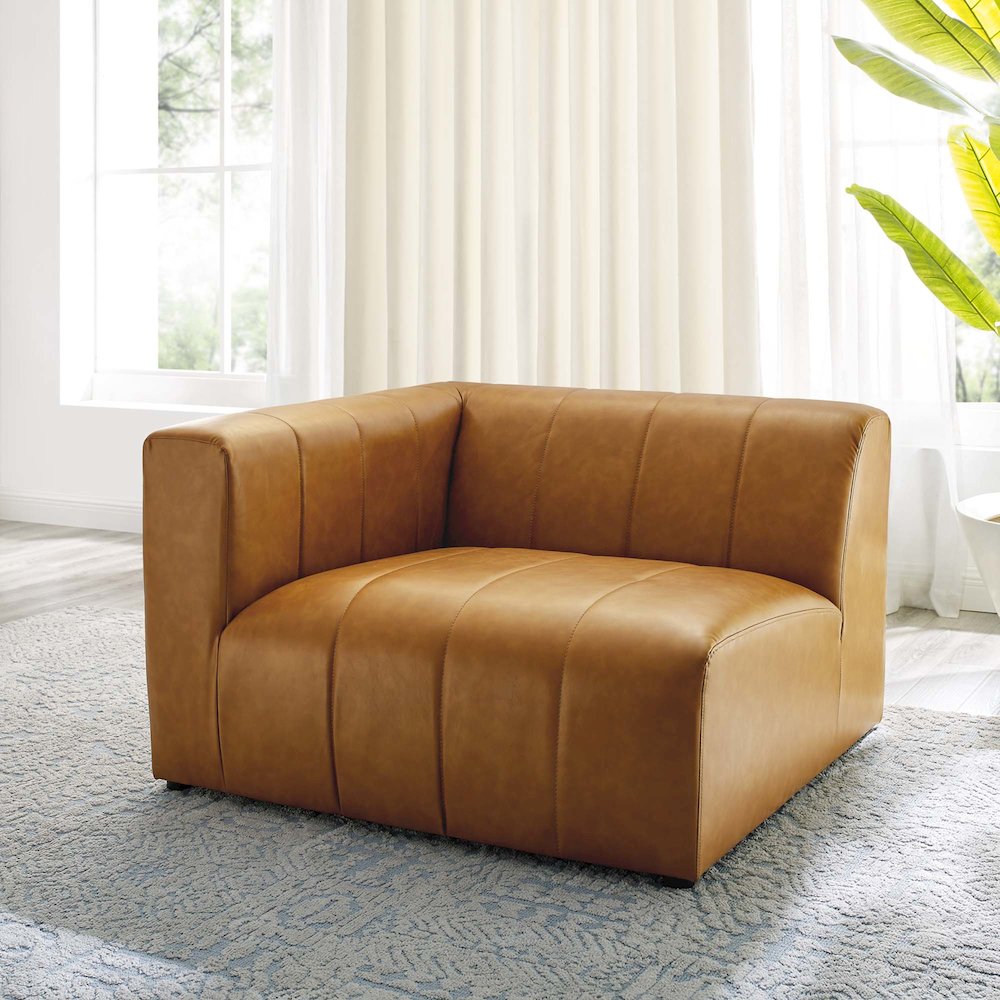 Bartlett Vegan Leather Left-Arm Chair. Picture 7