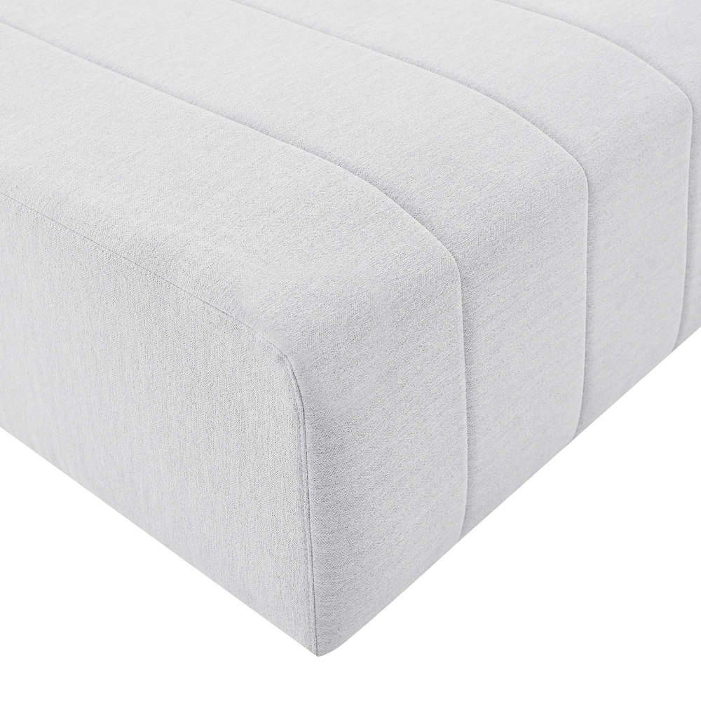 Bartlett Upholstered Fabric Ottoman. Picture 4