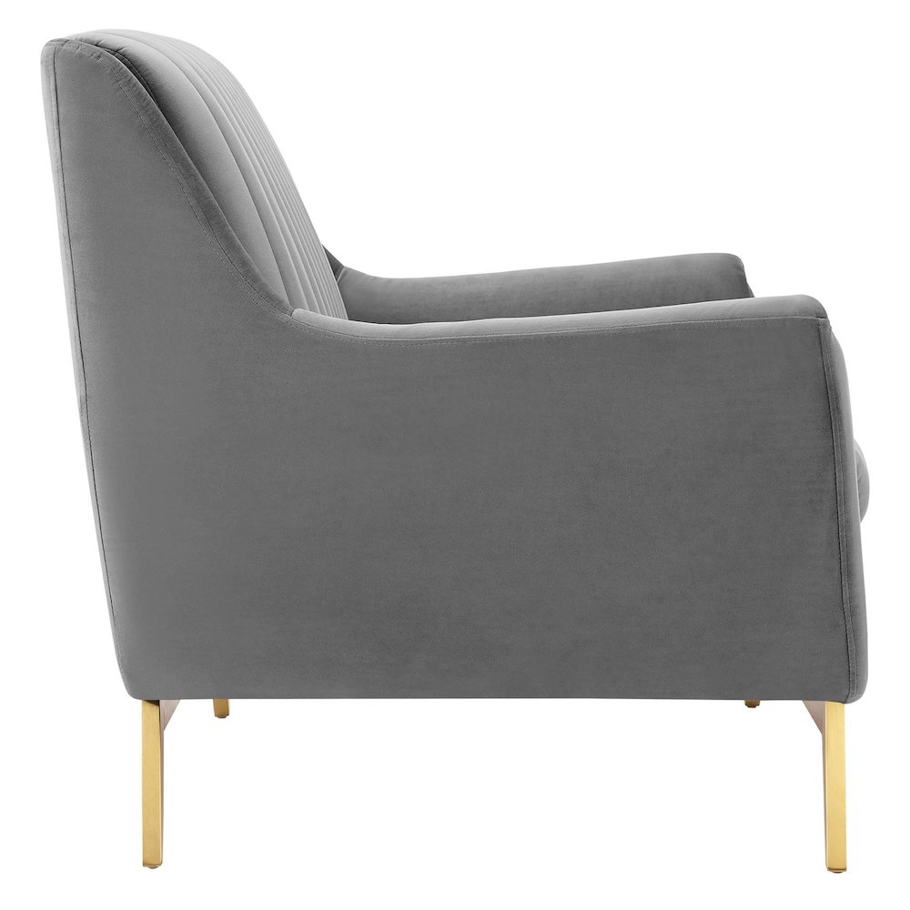 Winsome Channel Tufted Performance Velvet Loveseat. Picture 2