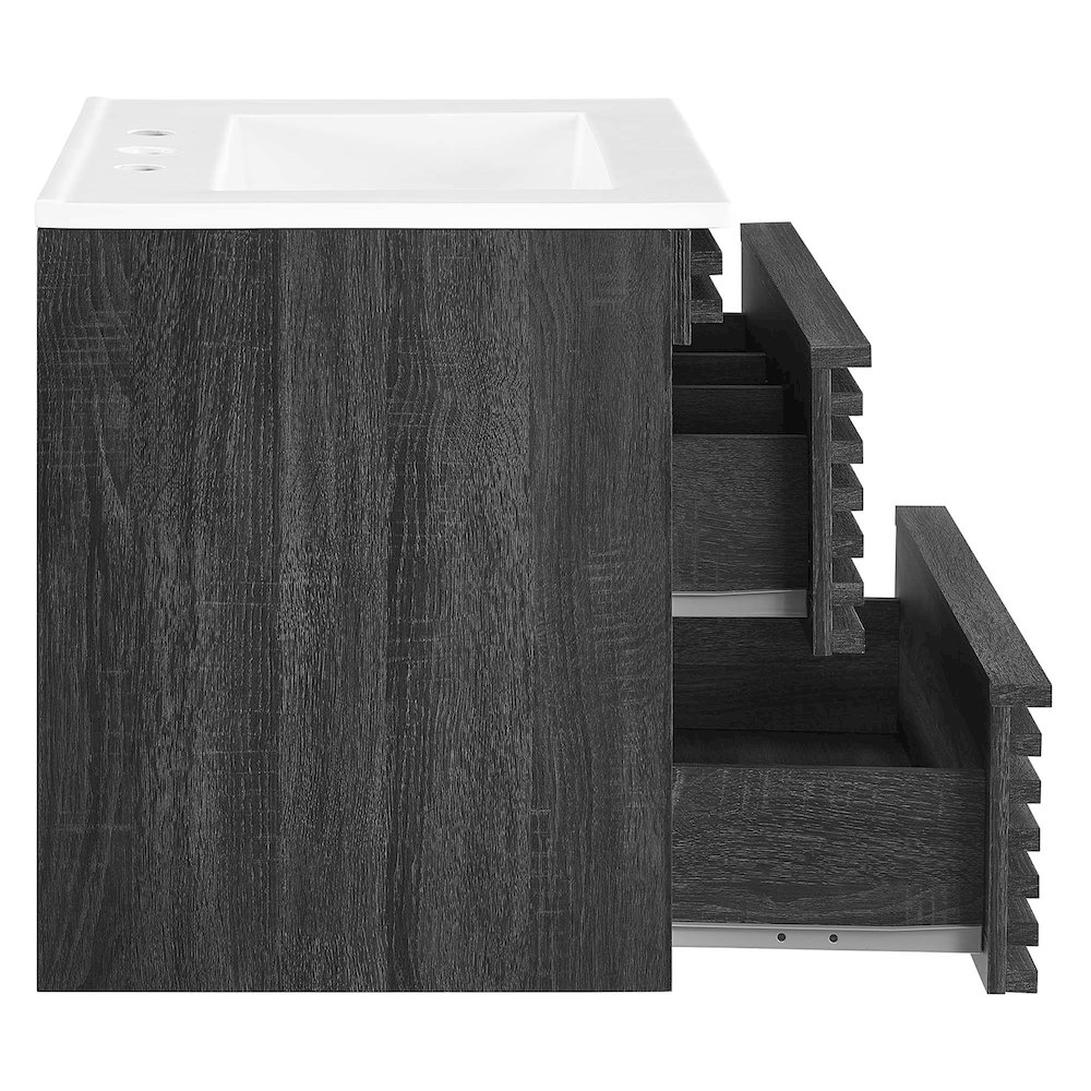 Render 24" Wall-Mount Bathroom Vanity. Picture 6