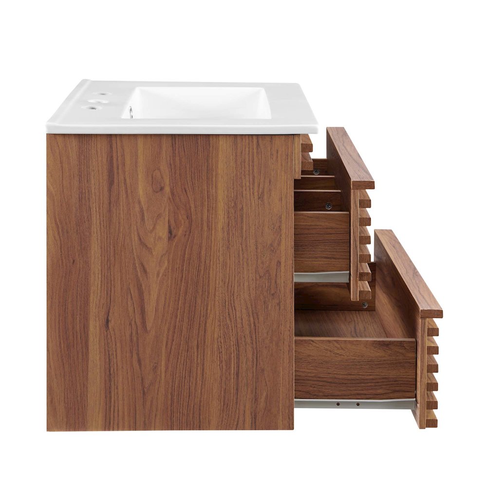 Render 24" Wall-Mount Bathroom Vanity. Picture 6