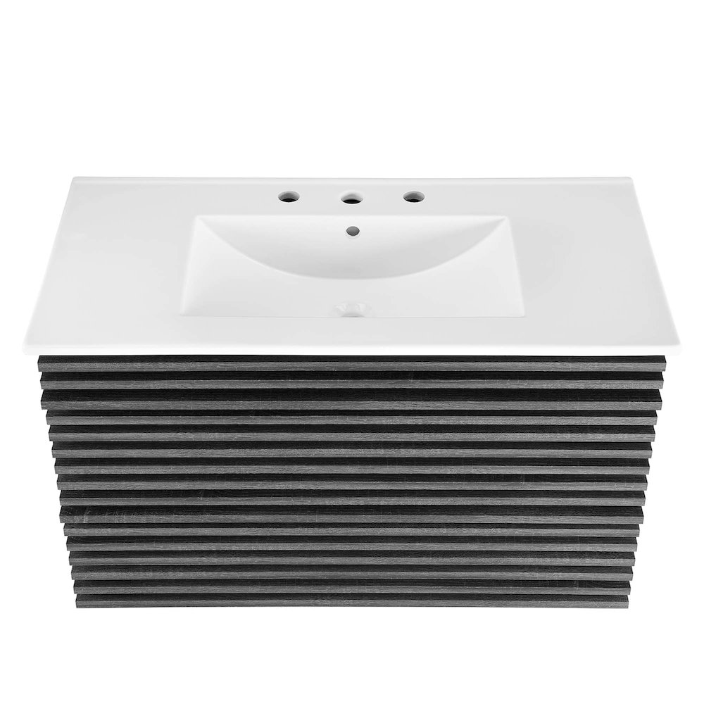 Render 36" Wall-Mount Bathroom Vanity. Picture 6