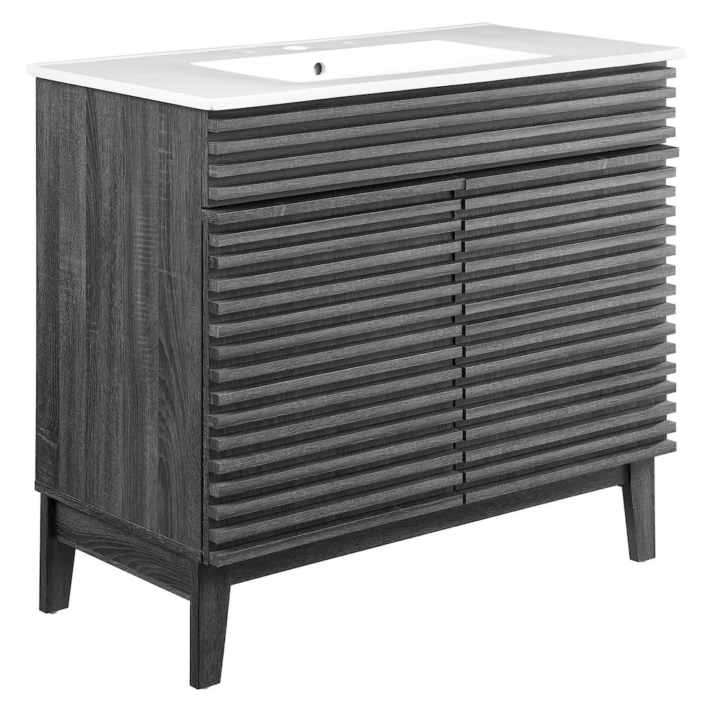 Render 36" Bathroom Vanity. Picture 1