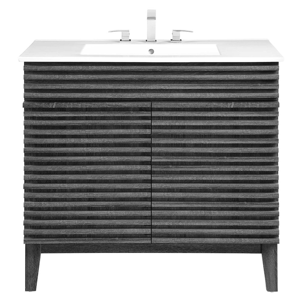 Render 36" Bathroom Vanity. Picture 3