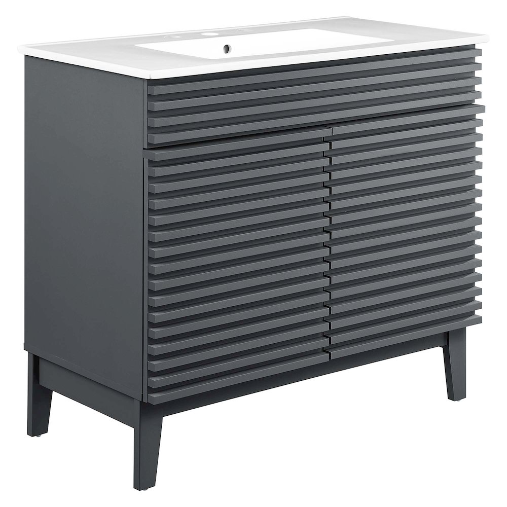Render 36" Bathroom Vanity. Picture 1
