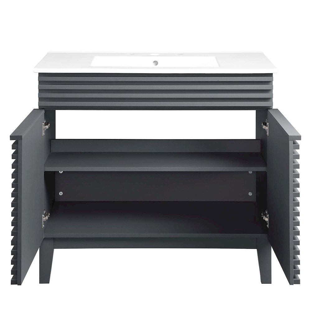 Render 36" Bathroom Vanity. Picture 4