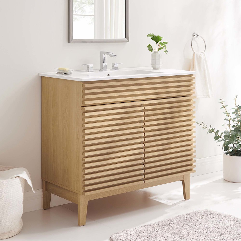 Render 36" Bathroom Vanity. Picture 8