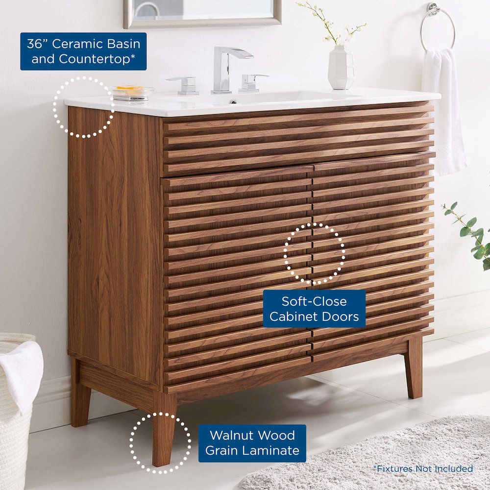 Render 36" Bathroom Vanity. Picture 10