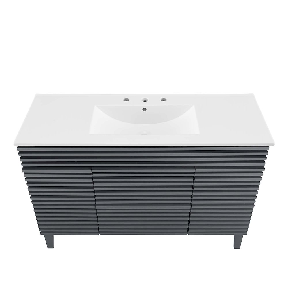 Render 48" Single Sink Bathroom Vanity. Picture 7