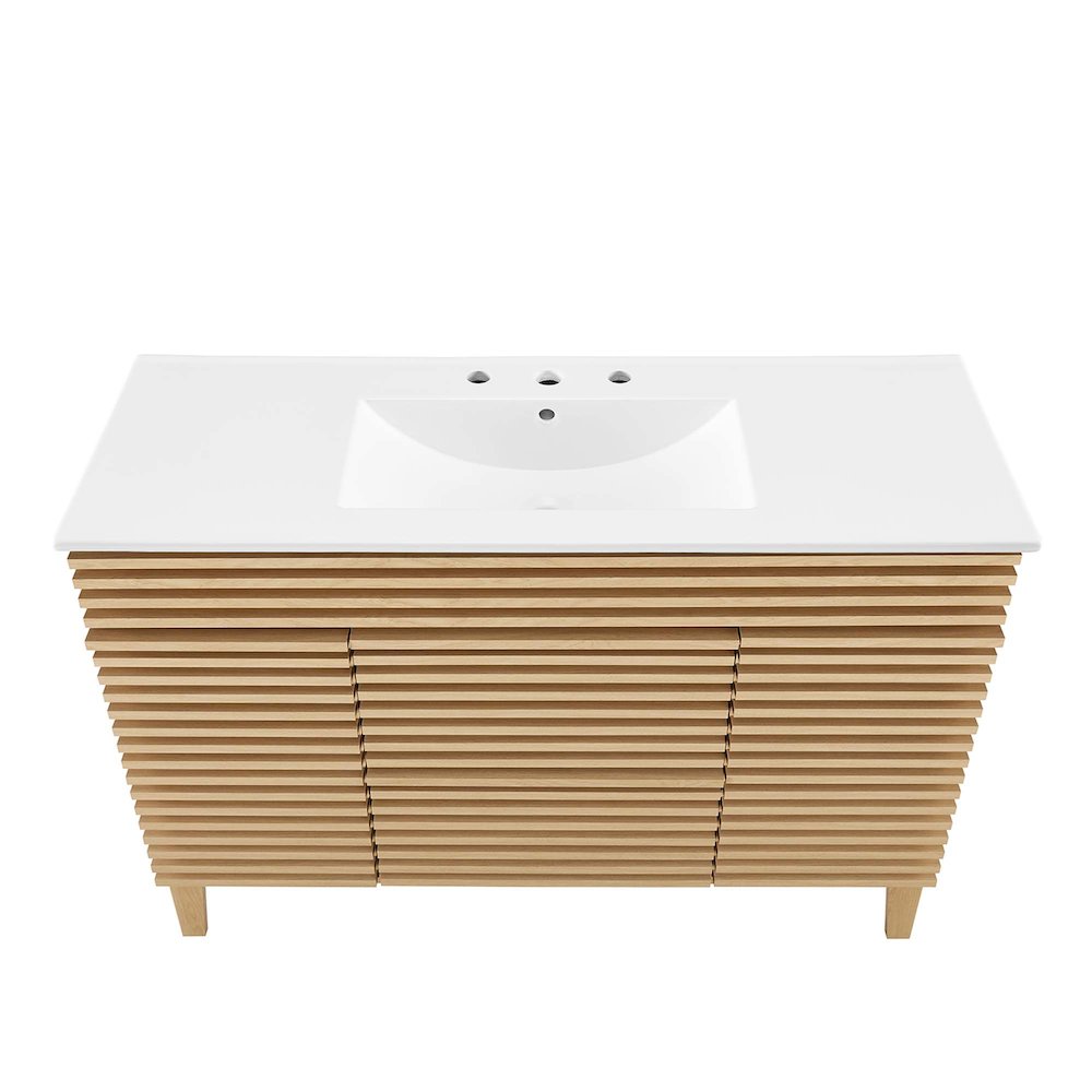 Render 48" Single Sink Bathroom Vanity. Picture 7