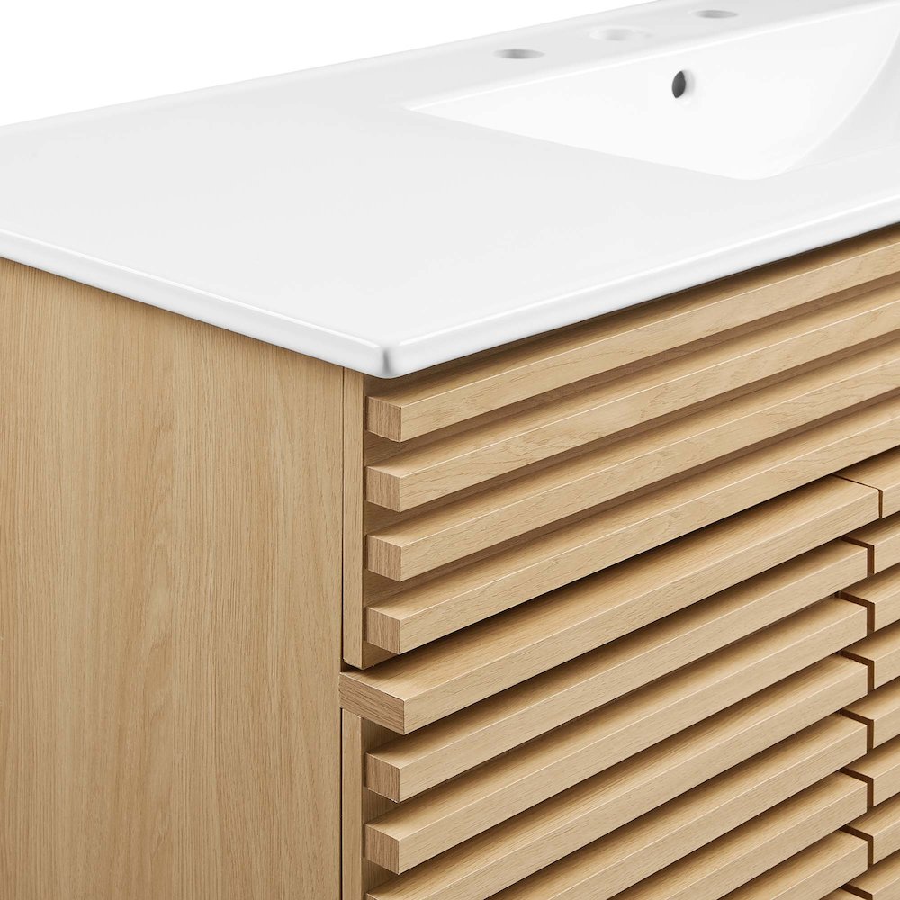 Render 48" Single Sink Bathroom Vanity. Picture 9