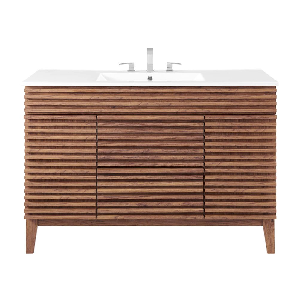 Render 48" Single Sink Bathroom Vanity. Picture 5