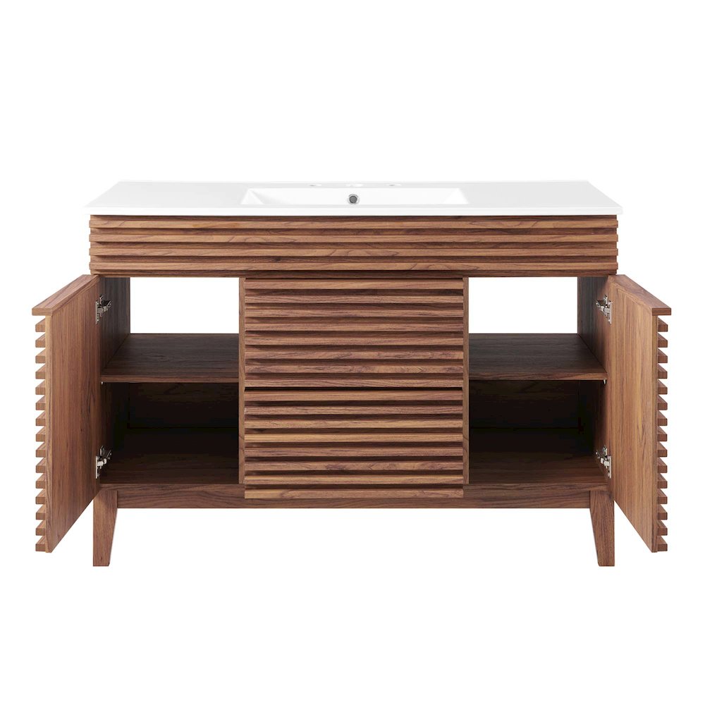 Render 48" Single Sink Bathroom Vanity. Picture 6