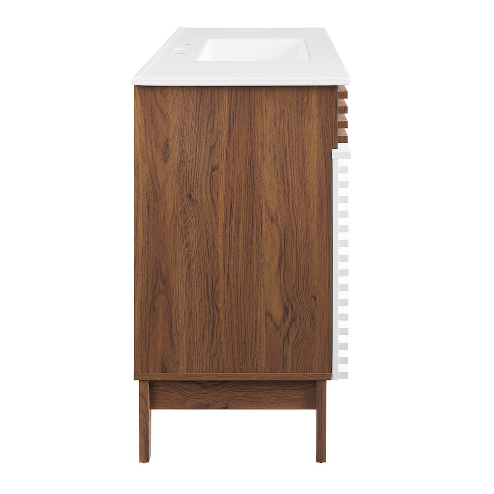 Render 48" Single Sink Bathroom Vanity. Picture 3