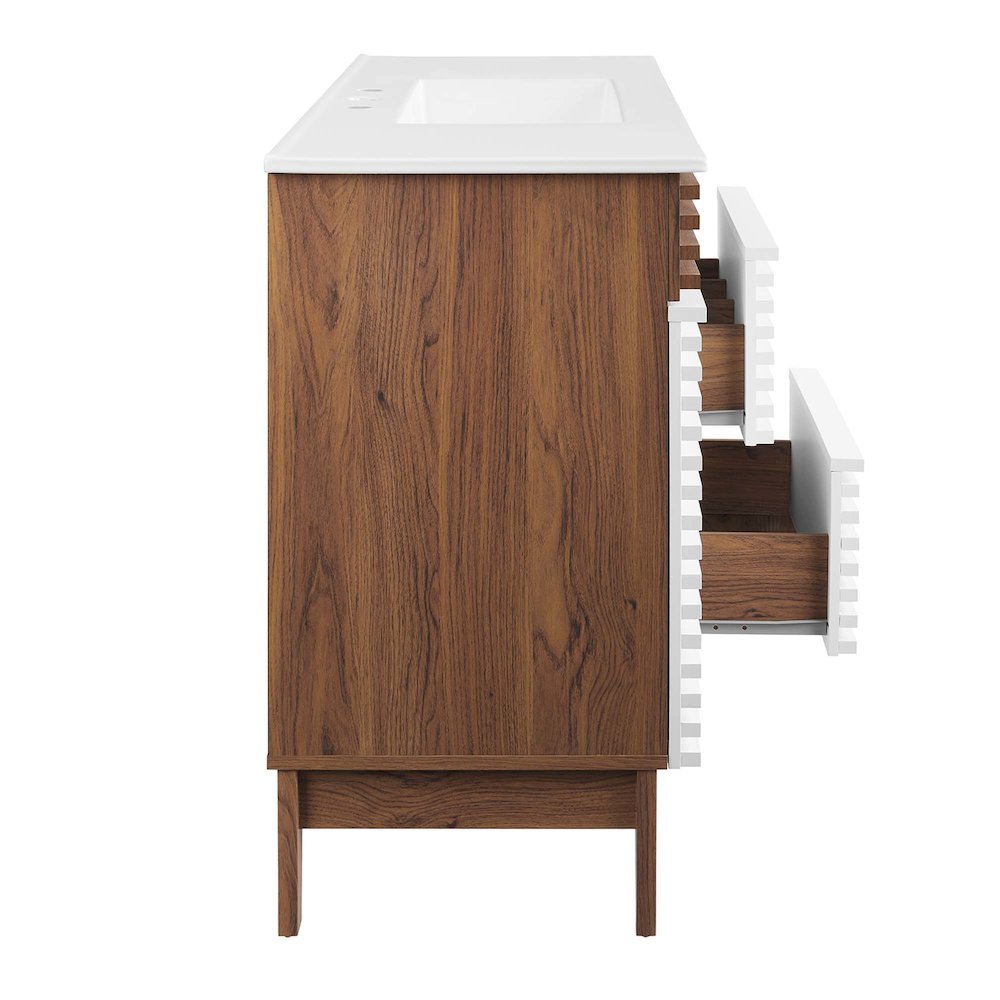 Render 48" Single Sink Bathroom Vanity. Picture 4