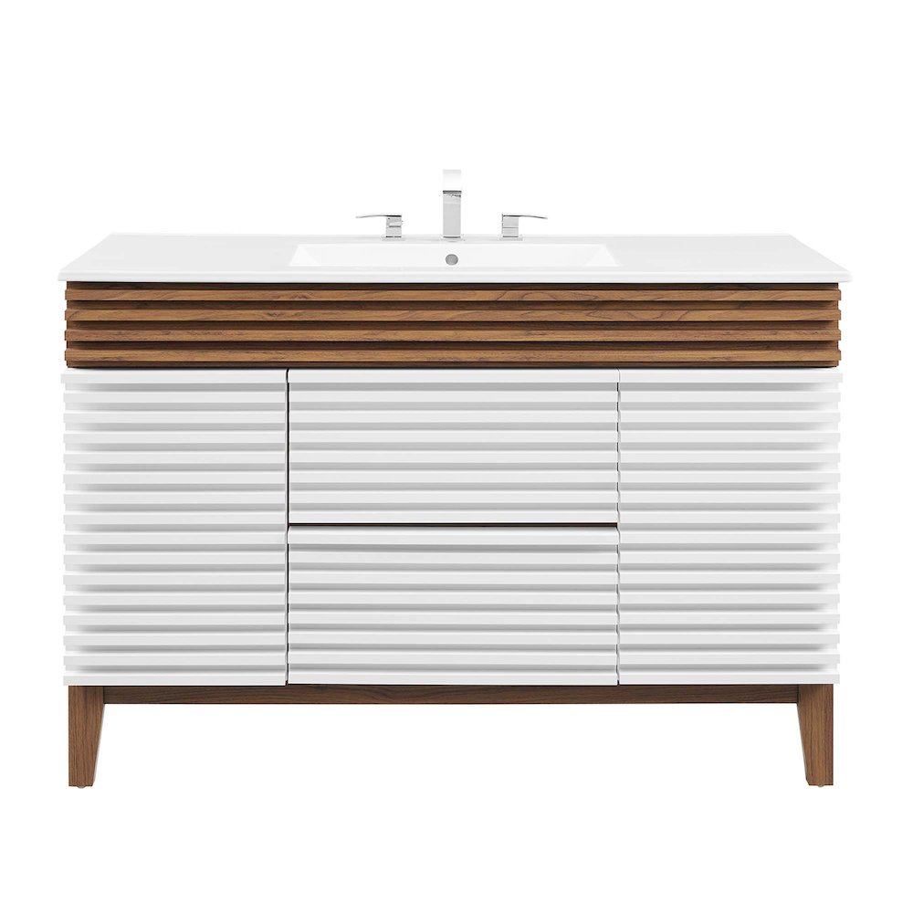Render 48" Single Sink Bathroom Vanity. Picture 5
