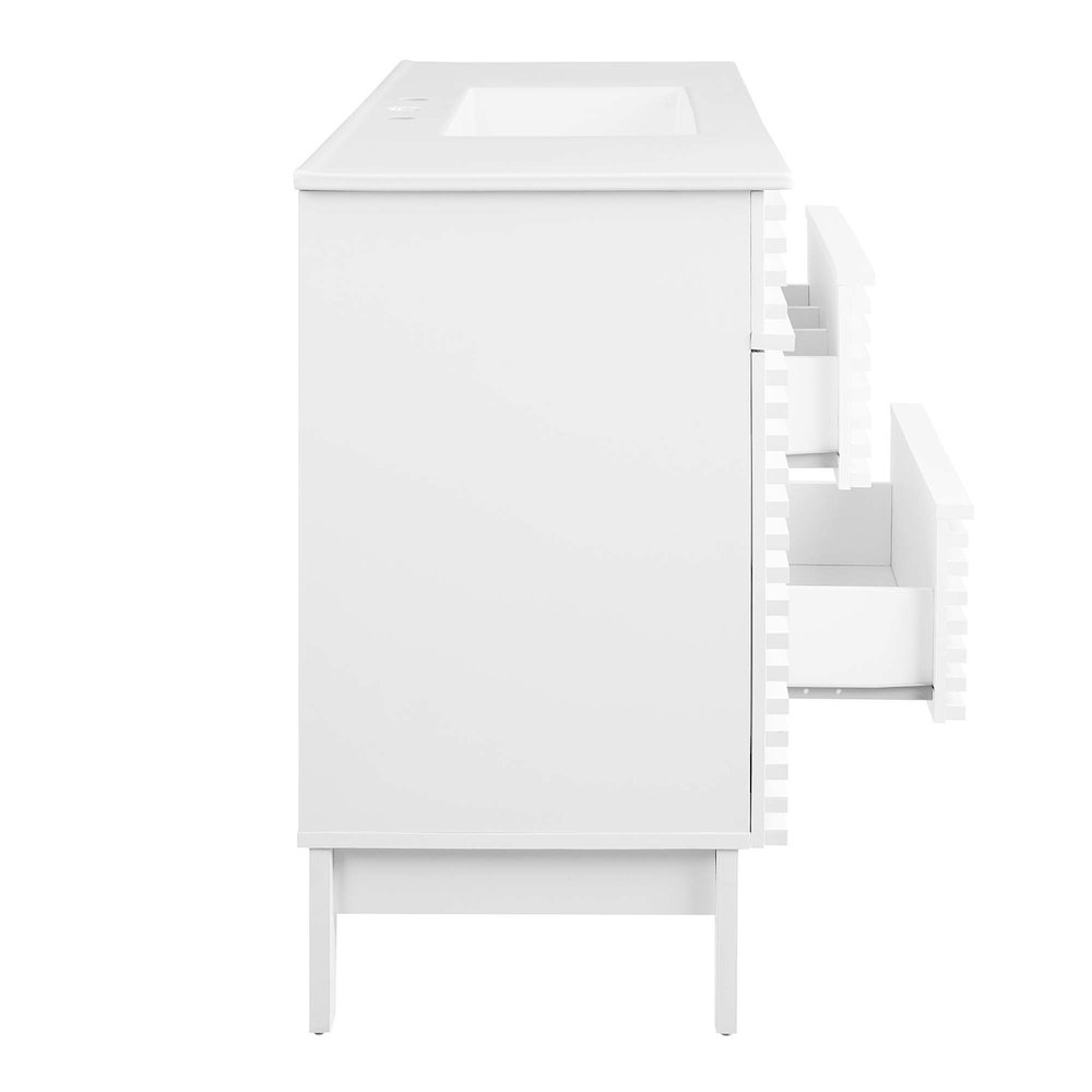 Render 48" Single Sink Bathroom Vanity. Picture 4