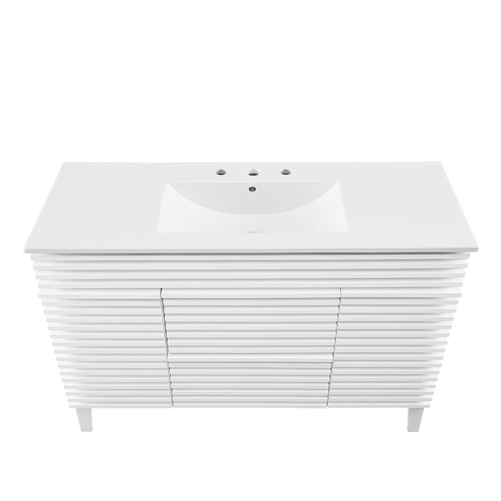 Render 48" Single Sink Bathroom Vanity. Picture 7