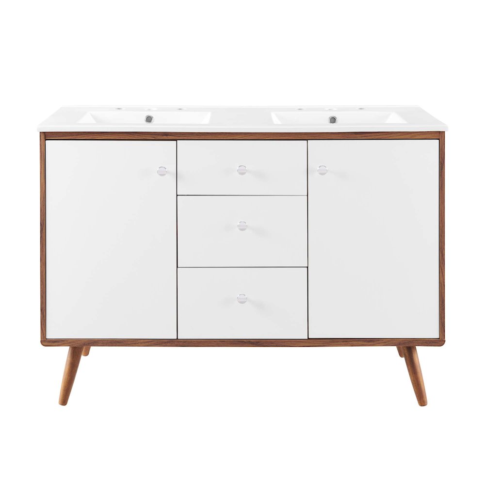 Transmit 48" Double Sink Bathroom Vanity. Picture 3