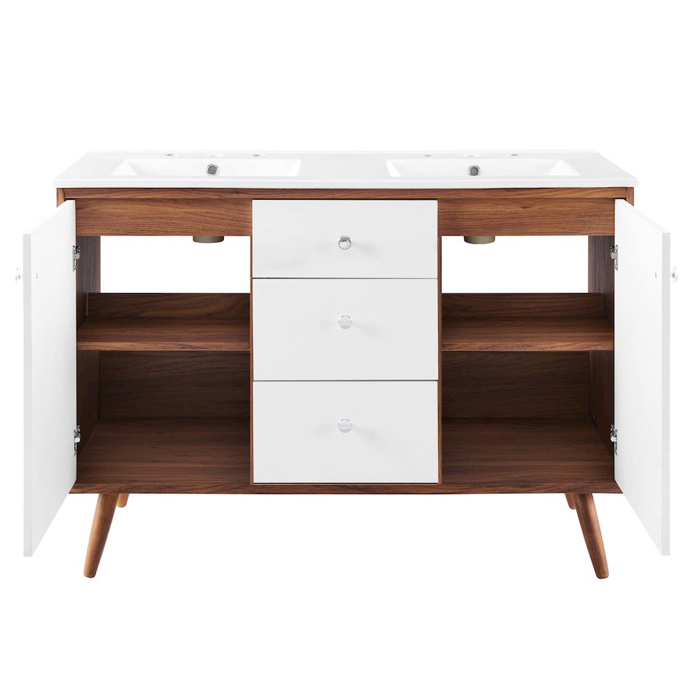 Transmit 48" Double Sink Bathroom Vanity. Picture 5