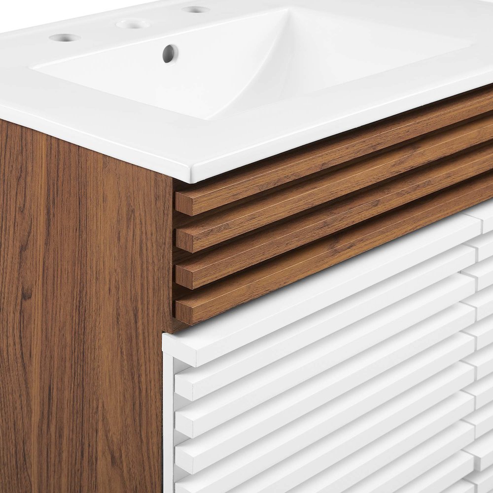 Render 48" Double Sink Bathroom Vanity. Picture 9