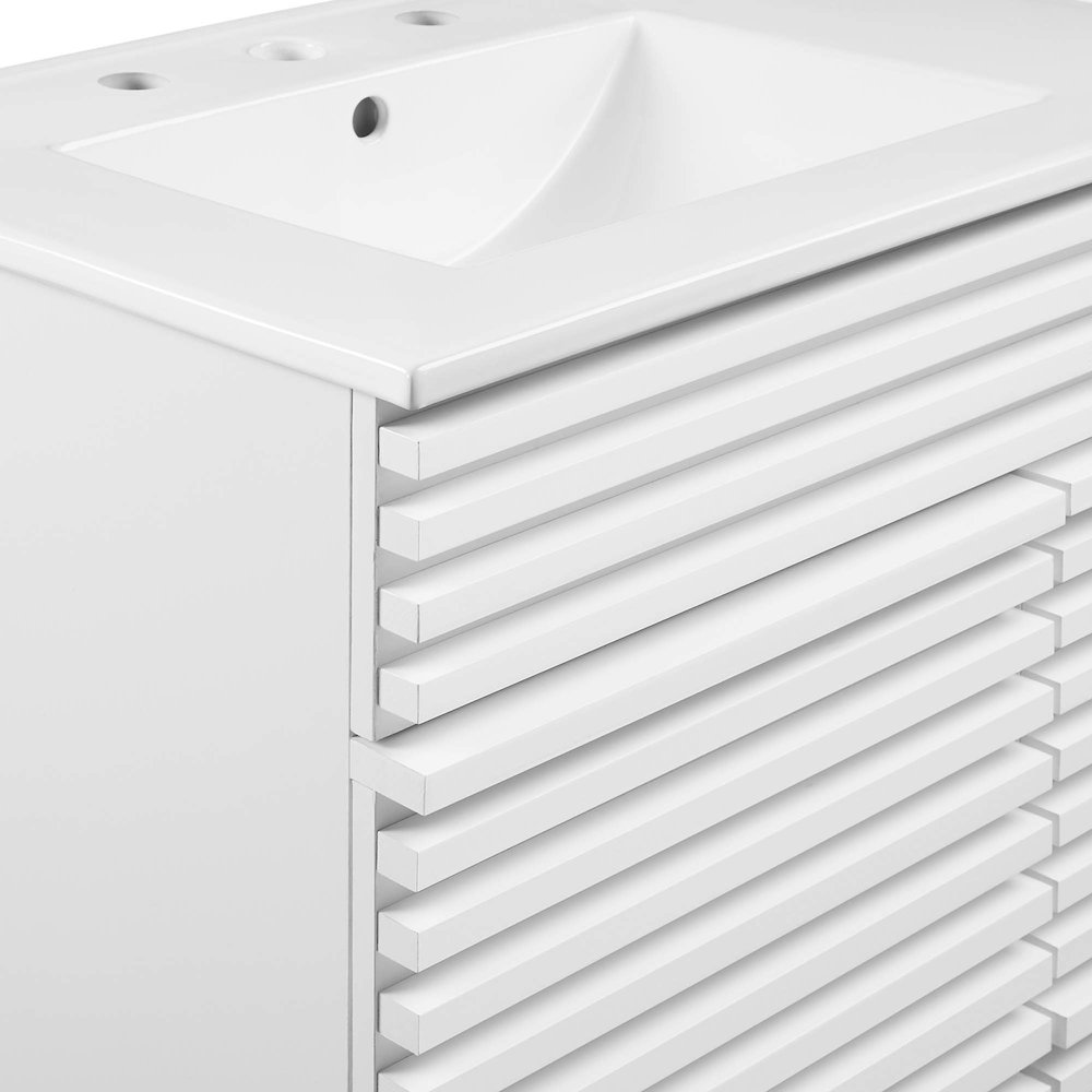 Render 48" Double Sink Bathroom Vanity. Picture 9